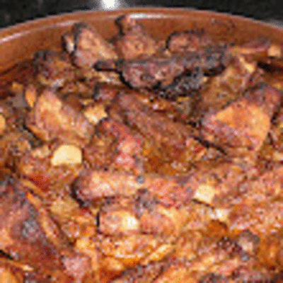 RECETA: COSTILLA DE CERDO CON MANZANAS