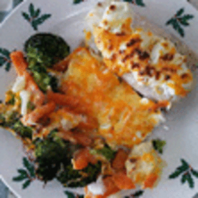 RECETA: PERCA GRATINADA CON VERDURAS
