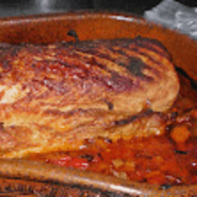 RECETA: LOMO DE CERDO CON VERDURAS