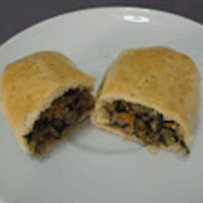 CALZONE DE CARNE Y VERDURAS (PIZZA ENVUELTA)