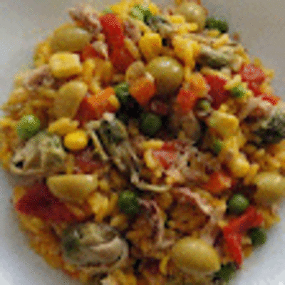 RECETA: SALPICON DE ARROZ TEMPLADO