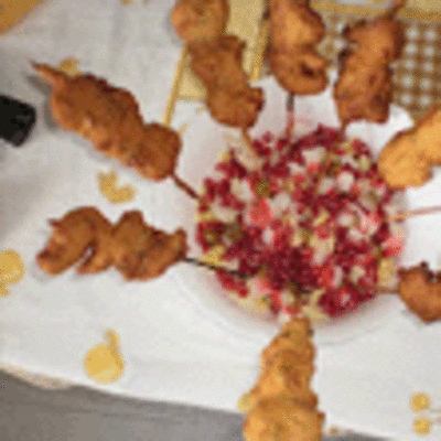 RECETA: BROCHETAS DE LANGOSTINOS Y CHAMPIONES