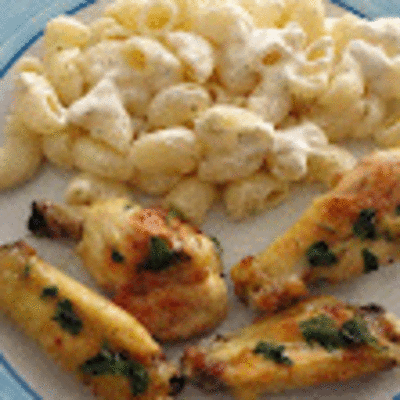 RECETA: ALITAS DE POLLO CON PASTA