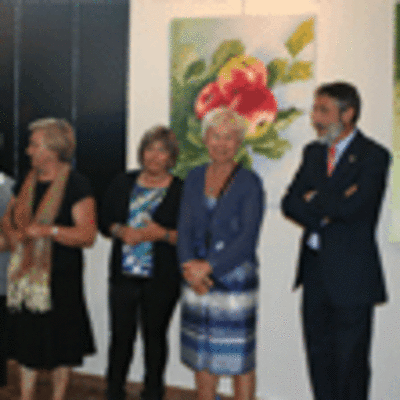 ESPECIAL - INAUGURACIN DA EXPOSICIN DE PINTURAS DO GRUPO IMPS EN A GUARDA