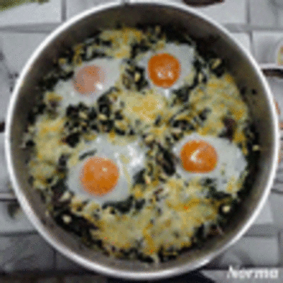RECETA: ESPINACAS CON HUEVOS