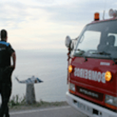 GRAN DESPLIEGUE DE EFECTIVOS DE EMERGENCIAS EN UN RESCATE EN EL MONTE SANTA TECLA DE A GUARDA