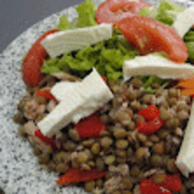 RECETA: ENSALADA CON LENTEJAS