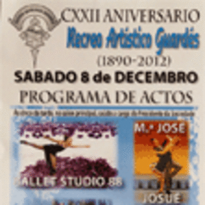 O RECREO ARTISTICO GUARDES CELEBRA O SEU 122 ANIVERSARIO O SBADO 8 DE DECEMBRO