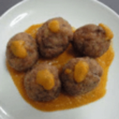 RECETA: ALBONDIGAS CON SALSA DE CALABAZA