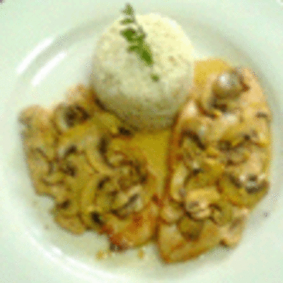 RECETA: PECHUGA DE PAVO CON CHAMPIONES