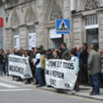 ESPECIAL - MANIFESTACIN POLO DESPEDIMENTO DE 4 TRABALLADORES DO SAN XEROME NA GUARDA