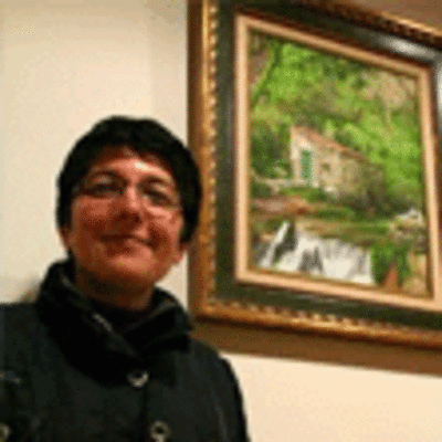 ESPECIAL - A SALA DE EXPOSICINS DE TUI ACOLLE UNHA MOSTRA DE PINTURAS DA TUDENSE ROSA M VILA IGLESIAS