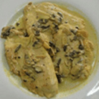 RECETA: PECHUGA DE PAVO CON CHAMPIONES AL CURRY
