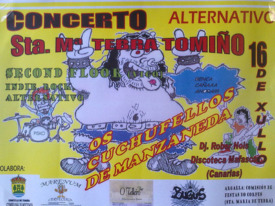 CONCIERTO ALTERNATIVO EN STA. MARA DE TEBRA EL 16 DE JULIO