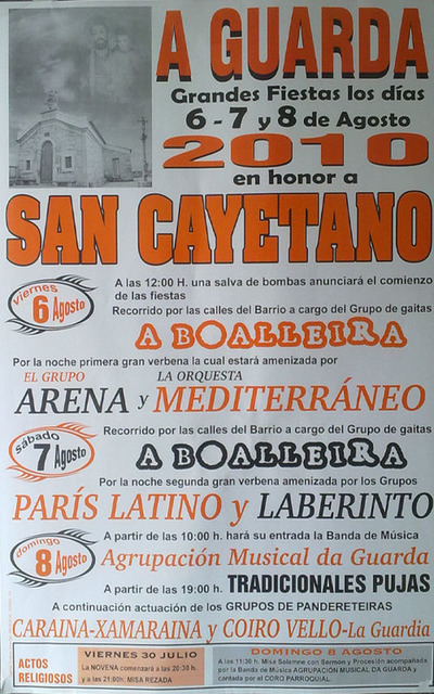 FESTAS DE SAN CAYETANO EN A GUARDA