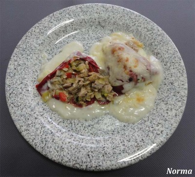 RECETA: PIMIENTOS DE PIQUILLO RELLENOS DE ATUN Y VERDURAS