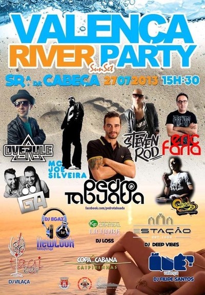 VALENA RIVER PARTY SUNSET O 27 DE JULHO
