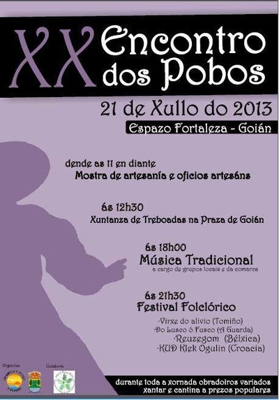 XX ENCONTRO DOS POBOS - PROGRAMACIN DOMINGO 21 DE XULLO EN TOMIO