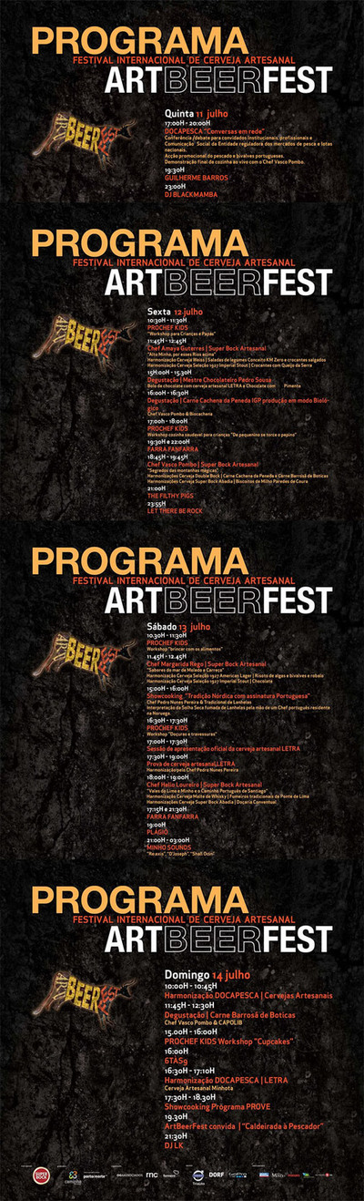 PROGRAMACIN ART BEER FEST 2013 EM CAMINHA