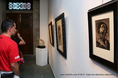 ESPECIAL - INAUGURACIN EXPOSICIN DE XON PIEIRO NA CASA DOS ALONSO DE A GUARDA