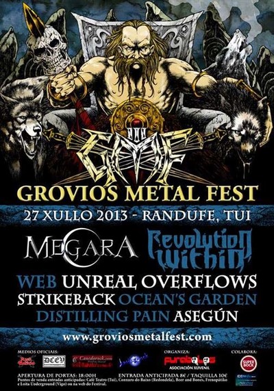 GROVIOS METAL FEST 2013 O 27 DE XULLO EN RANDUFE-TUI