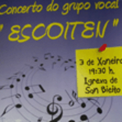HOXE TER LUGAR O CONCERTO DO GRUPO VOVAL -ESCOITEN- NA IGREXA DE SAN BENITO EN A GUARDA