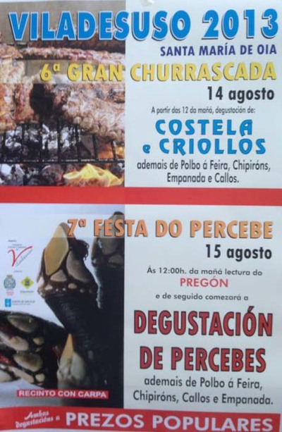 FESTA DO PERCEBE O 14 E 15 DE AGOSTO EN VILADESUSO