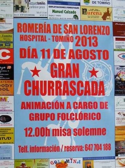 ROMERA DE SAN LORENZO HOSPITAL-TOMIO 2013 O 11 DE AGOSTO DE 2013