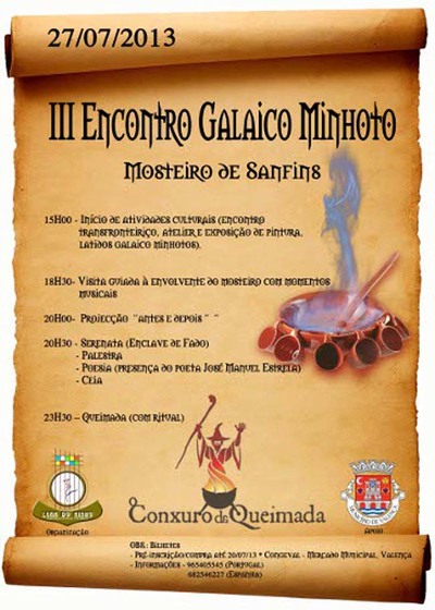 VALENA RECEBE O III SANFINS MEDIEVAL ESTE SBADO 27 DE JULHO
