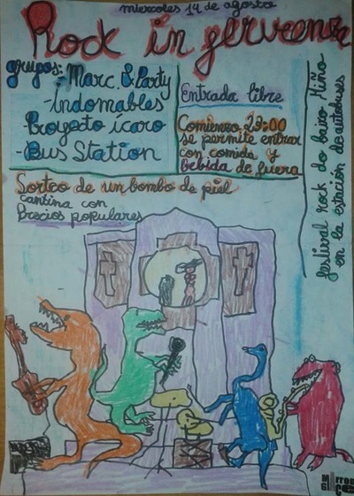 ROCK IN FERVENZA 2013 O MRCORES 14 DE AGOSTO NA GUARDA