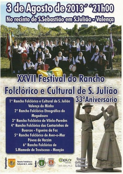 XXVII FESTIVAL DO RANCHO FOLCLRICO E CULTURAL DE S. JULIAO - VALENA DO MINHO