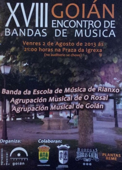 XVIII ENCONTRO DE BANDAS DE MSICA HOXE VENRES 2 DE AGOSTO EN GOIN