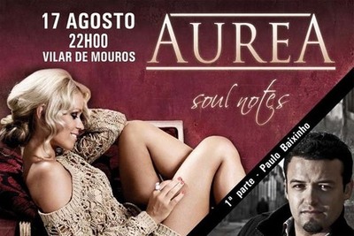 AUREA AO VIVO O 17 DE AGOSTO EM VILAR DE MOUROS-CAMINHA