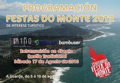 RETRANSMISIN EN DIRECTO DESFILE FESTAS DO MONTE 2013