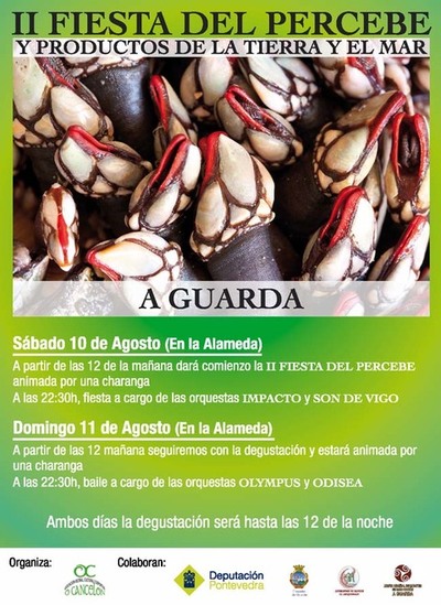 II FESTA DO PERCEBE E OS PRODUCTOS DA TERRA E DO MAR ESTA FIN DE SEMANA NA GUARDA