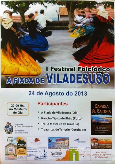 I FESTIVAL FOLCLRICO A FIADA DE VILADESUSO O 24 DE AGOSTO