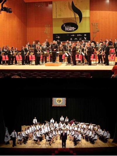 AS AGRUPACINS DE AGOLADA E TUI NO FESTIVAL DE BANDAS DE MSICA