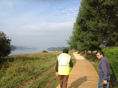 UNHA SENDA UNIR A PRAIA DE GOIN A DE EIRAS