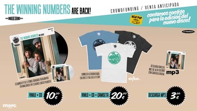 CAMPAA DE CROWDFUNDING NOVO DISCO DE THE WINNING NUMBERS - ARE BACK