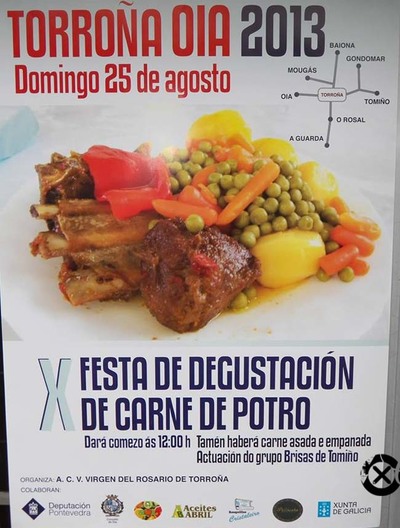 ESTE DOMINGO TORROA ACOLLE A X FESTA DEGUSTACIN DA CARNE DE POTRO