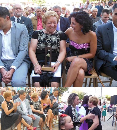 TOMIO HOMENAXEOU HOXE A SA MESTRA JULIA IGLESIAS OTERO DENTRO DAS FESTAS DO ALIVIO 2013