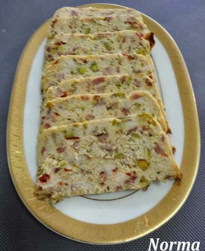 RECETA: FIAMBRE DE PAVO CON PISTACHOS
