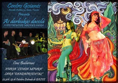 MSICA E DANZA ORIENTAL  NO CONCERTO DE AS DARBUKAS  DACOL EN GOIAN