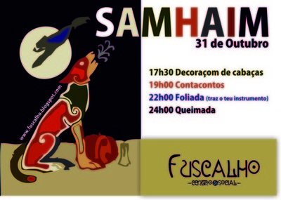 VEM ESTA QUINTA 31 CELEBRAR O SAMHAIM AO FUSCALHO