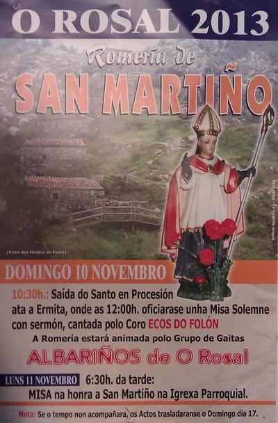 ROMERIA DE SAN MARTI�O 2013 O 10 DE NOVEMBRO NO ROSAL