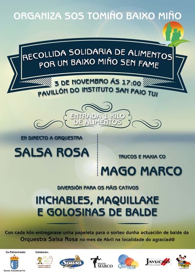 RECOLLIDA SOLIDARIA DE ALIMENTOS POR UN BAIXO MIO SEN FAME