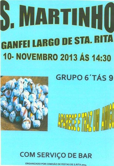 SAN MARTINHO O 10 DE NOVEMBRO EM GANFEI - VALENCA DO MINHO