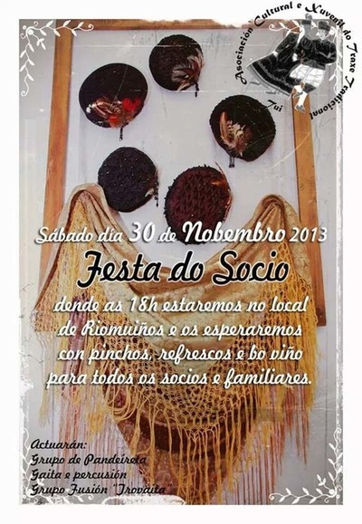 FESTA DO SOCIO O 30 DE NOVEMBRO EN RIOMUOS-TUI