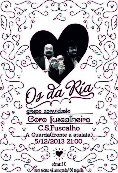 HOXE XOVES CONCERTO DE OS DA RA NO CS FUSCALHO DE A GUARDA