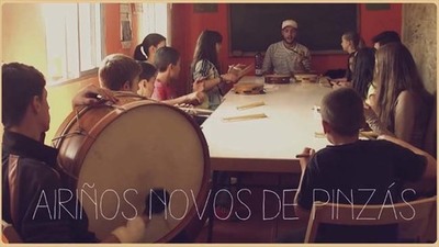 O GRUPO DE GAITAS-TREBOADA -AIRIOS NOVOS DE PINZS- EDITA O SEU PRIMEIRO TRABALLO DISCOGRFICO -O BURACO DOS MOUROS-